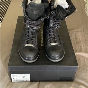 Emporio Armani Black Boots